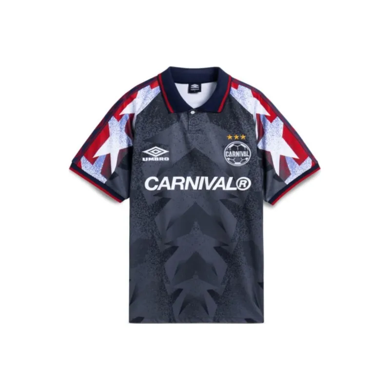 Umbro CARNIVAL Co-branded Model SS24 Soccer Jerseys Unisex Stars Black-0
