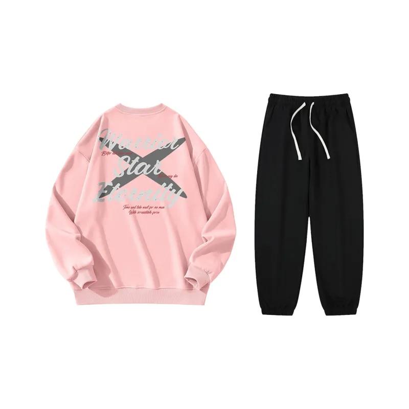 WARRIOR Sweatshirt Sets Unisex-4