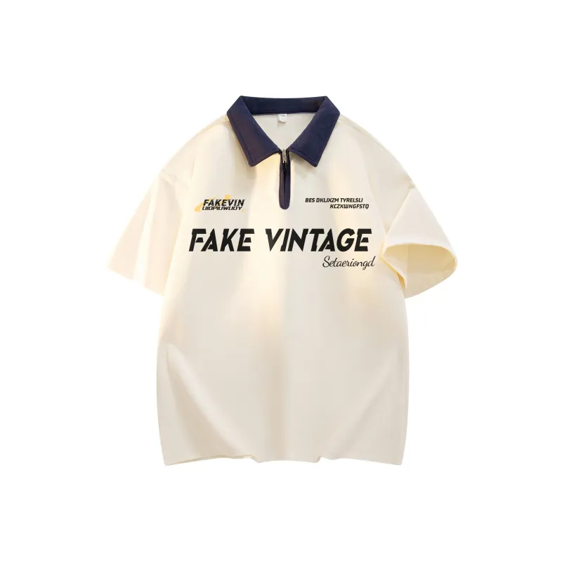 FAKE VINTAGE Polo Shirts Unisex-16