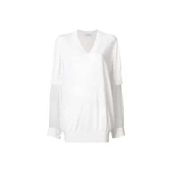 Givenchy Sheer Sleeve Sweater