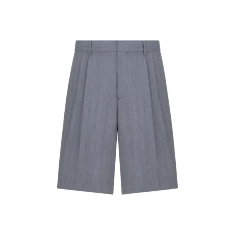 DIOR Casual Shorts Men Gray-0