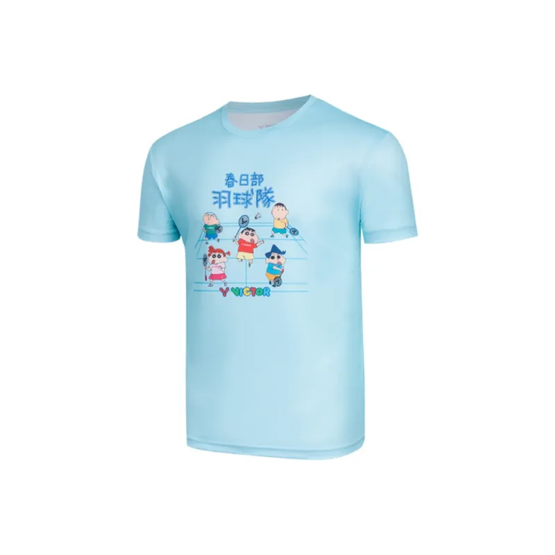 VICTOR x Crayon Shinchan Badminton Clothing Unisex Sweet Blue-0