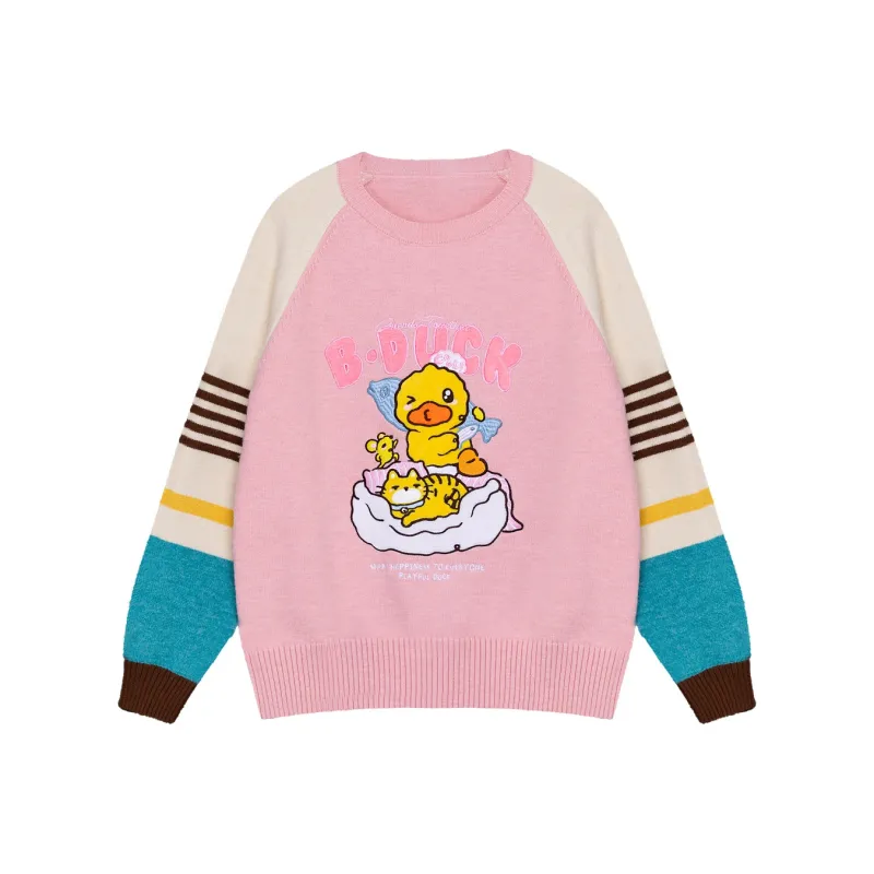 B.Duck Sweaters Women's Pink-0