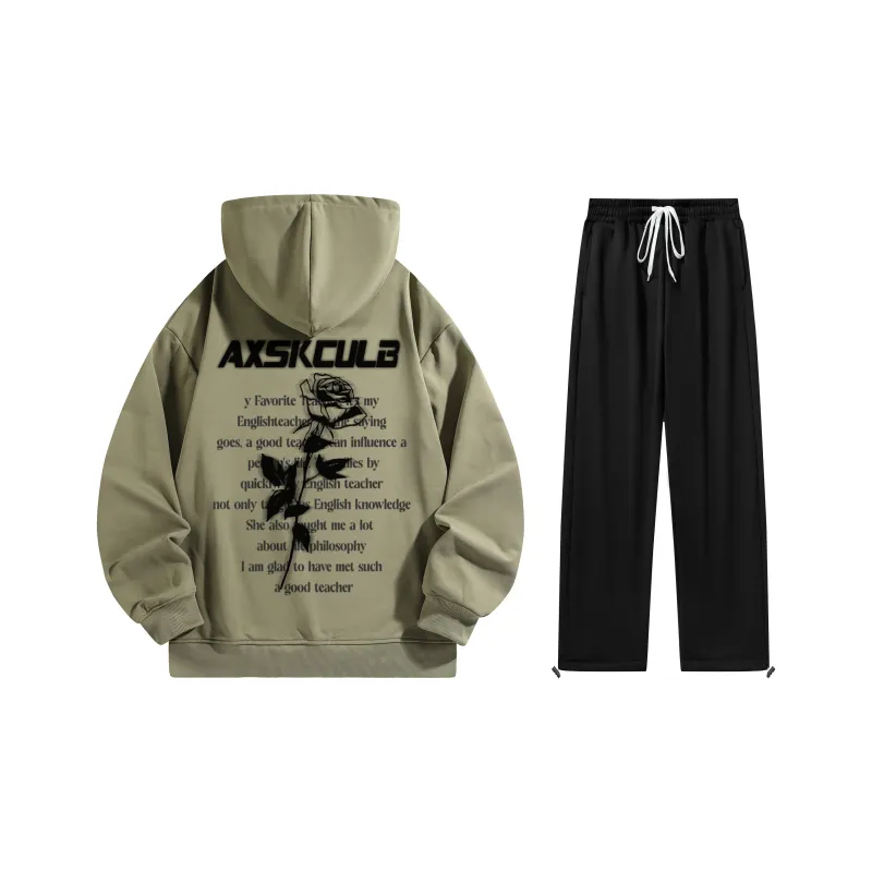A.X.S.K Sweatshirt Sets Unisex-60