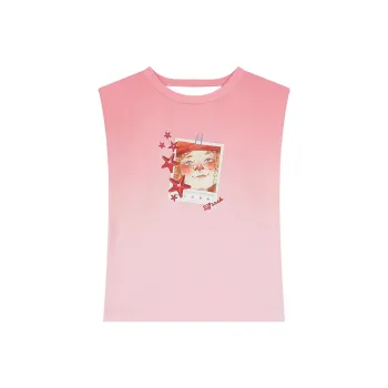 ELF SACK T-Shirts Women's Gradient Pink