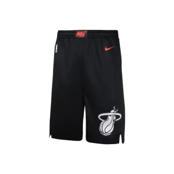 NBA x Nike Miami Heat City Edition Swingman Basketball Shorts Men's Black