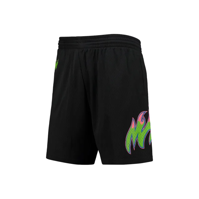 NBA Basketball Shorts Miami Heat Team Men's Black-0