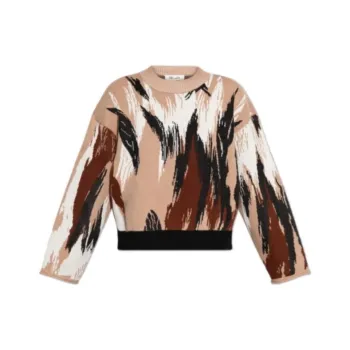 DVF Diane Von Furstenberg Oversized Fit Crewneck Jumper