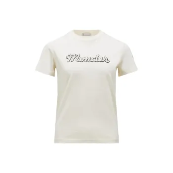 Moncler Logo Patch Crewneck T Shirt