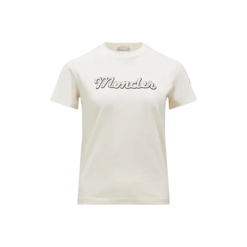 Moncler Logo Patch Crewneck T Shirt-0