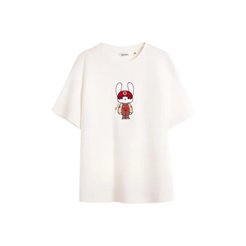 Olrain T Shirts Women's Ecru-0