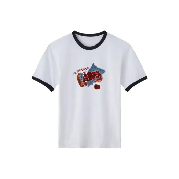 TEME T Shirt Women's White & Black