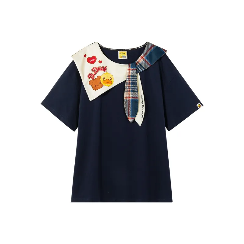B.Duck T Shirt Women's Navy Blue-0