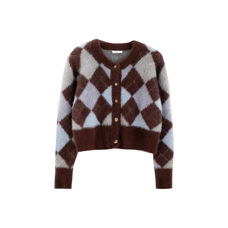 Tonlion Sweater Women's Brown Red-0