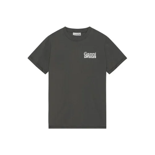 GANNI T Shirts Women's Gray
