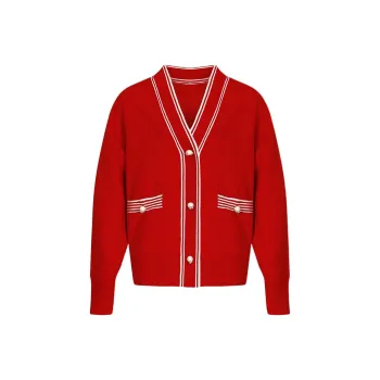 BBLLUUEE Sweater Women's Gemstone Red