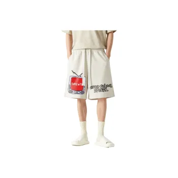 AFTER SCHOOL SPECIAL Casual Shorts Unisex Apricot