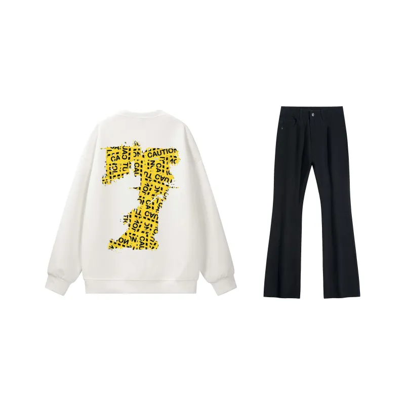 SUNSETMONENT Sweatshirt Set Unisex-3