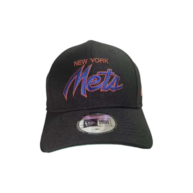 New Era Cotton Baseball Caps Unisex Black-1
