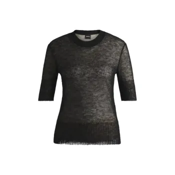 HUGO BOSS Double Layer Short Sleeved Jumper