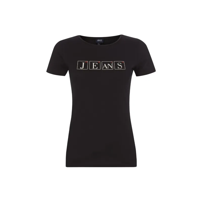 ARMANI JEANS T Shirt Women's Black-0