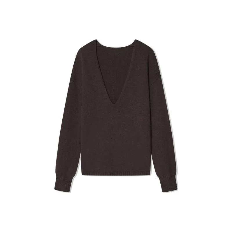 COVERINS Sweater Women's Dark Coffee-0