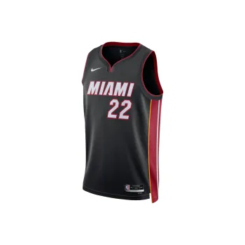 NBA x Nike ICON Collection Miami Heat Swingman Jimmy Butler Basketball Jerseys Unisex Black