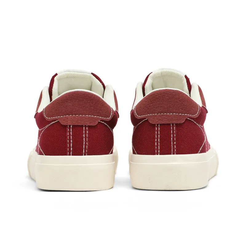 WHITE SANDS Skateboard Shoes Men Low Top Denim Blue/Burgundy/Gray-11