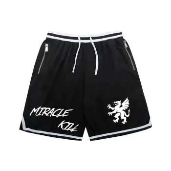 MIRACLE KILL Casual Shorts Unisex Black