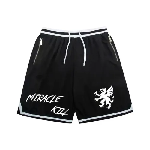 MIRACLE KILL x SPARK INFINITE SS24 Casual Shorts Unisex Black Black