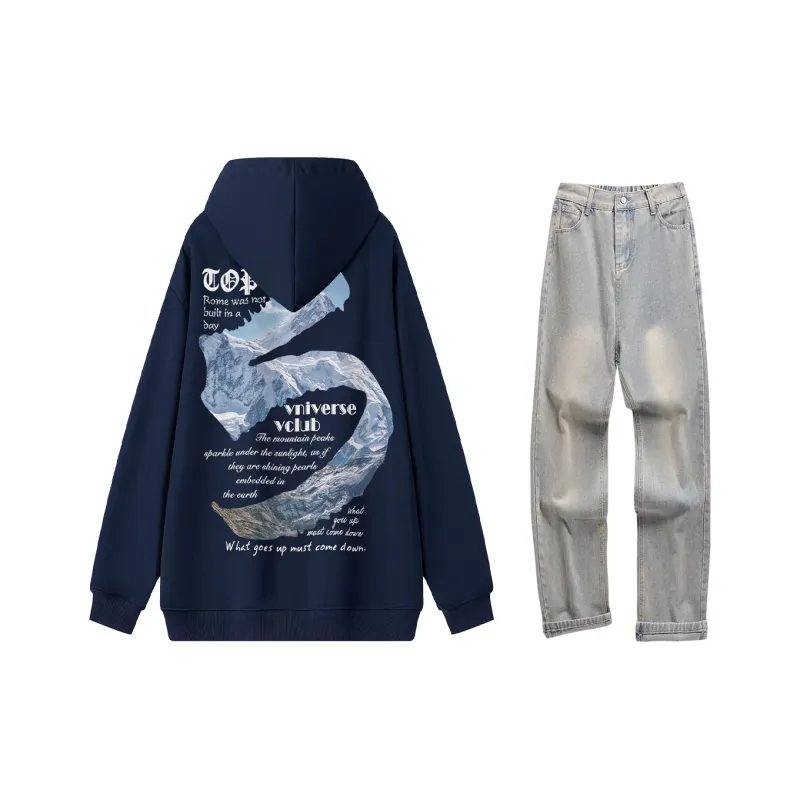 VniVerseVClub Sweatshirt Set Unisex-16
