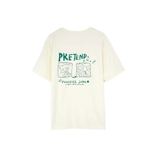 3COLOUR T-Shirts Women's Beige Yellow