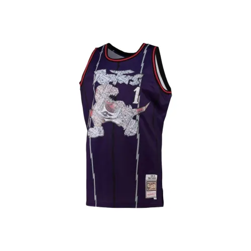 NBA x Mitchell & Ness Tracy McGrady Basketball Jerseys Men's Navy Blue
