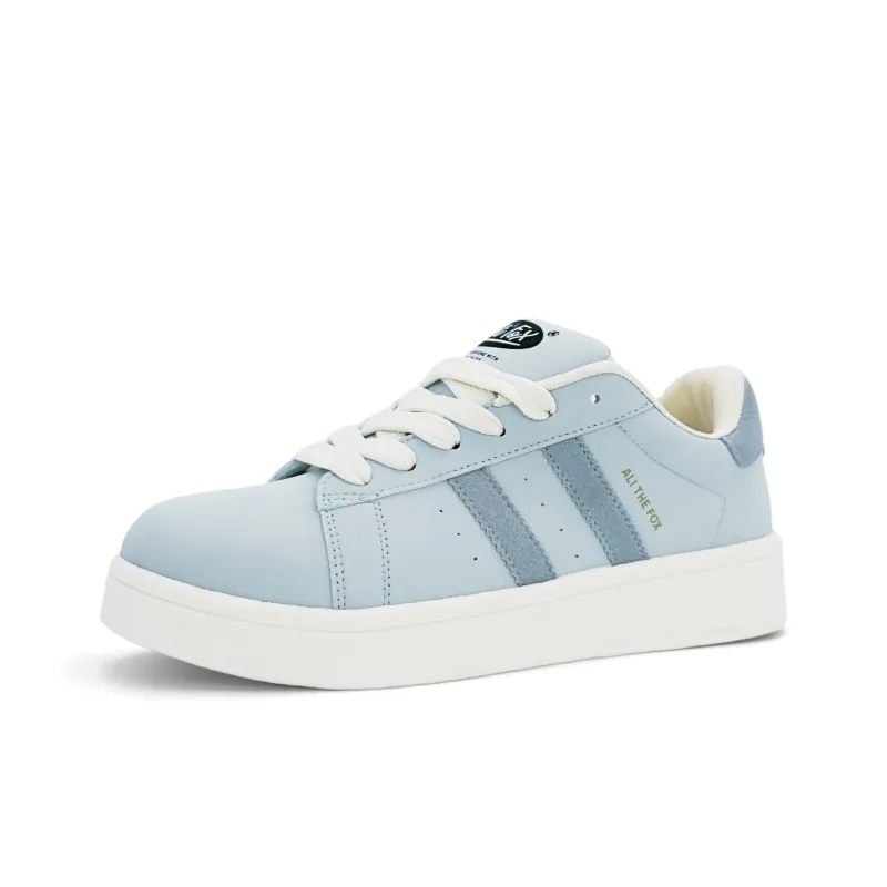 ALI THE FOX Skateboard Shoes Women's Low Top Blue/Beige-3