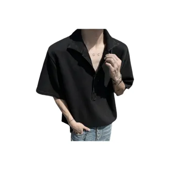 JUNGLE PANDA Polo Shirt Unisex Black
