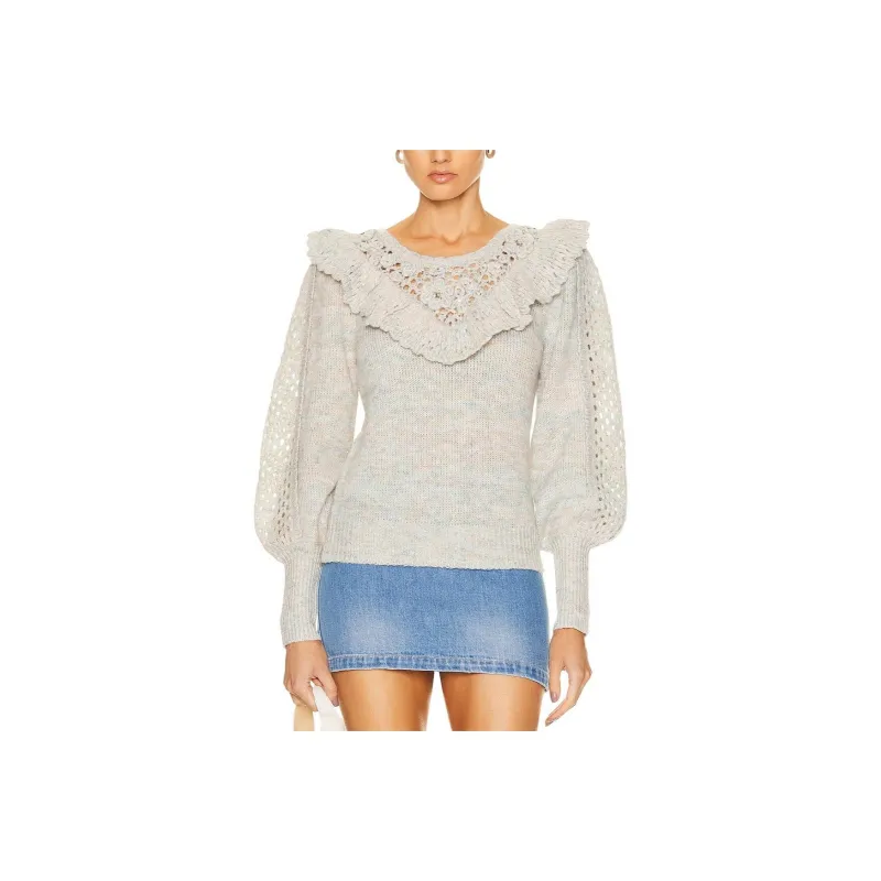 LOVESHACKFANCY Sweater Women's Gray-0
