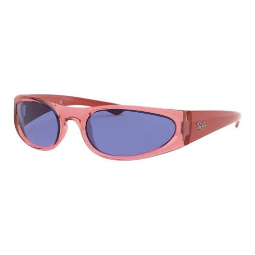 RayBan Nylon Irregular Shape Sunglasses Unisex Pink