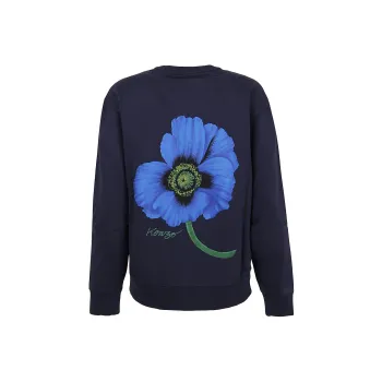 KENZO Poppy print Cotton Sweatshirt