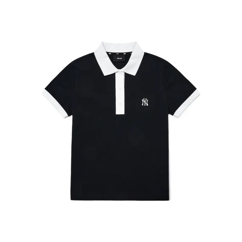MLB New York Yankees Polo Shirts Women's Black-0