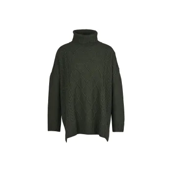BARBOUR FW23 Barbour Burne Cape Sweater Women's Green