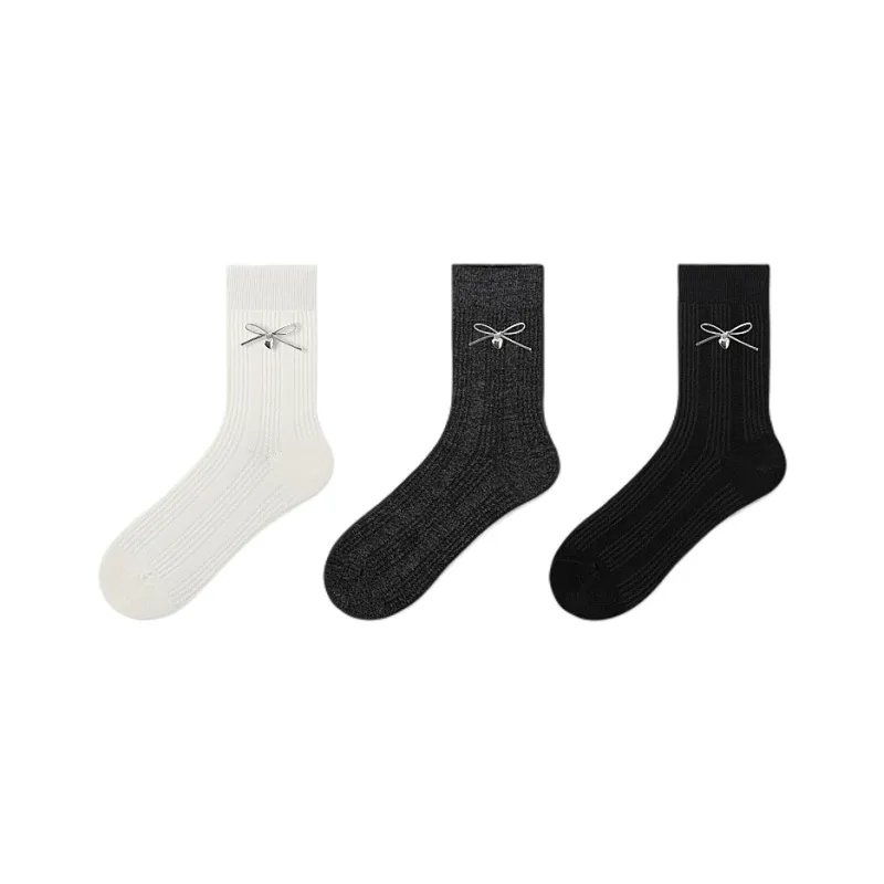 H YXIANG Mid Calf Socks Women's Combo Set-8