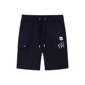 KARL LAGERFELD SS23 Casual Shorts Men's Black