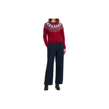 UNIQLO X IDLF Co-branded Series Sweaters Women's Coral Red