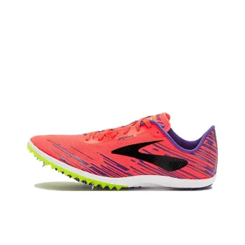 Brooks Cushioning, Wear Resistant Low Top Trail Running Shoes Women's Red Purple