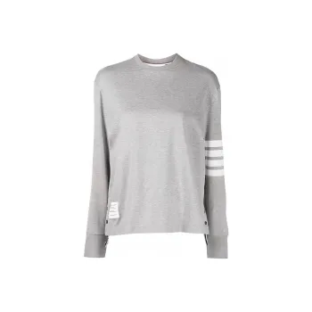 THOM BROWNE Engineered 4 Bar Long Sleeve T Shirt