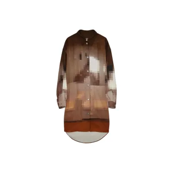 MM6 Maison Margiela Graphic print Shirt Dress