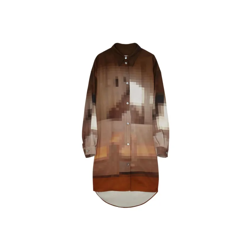MM6 Maison Margiela Graphic print Shirt Dress-0