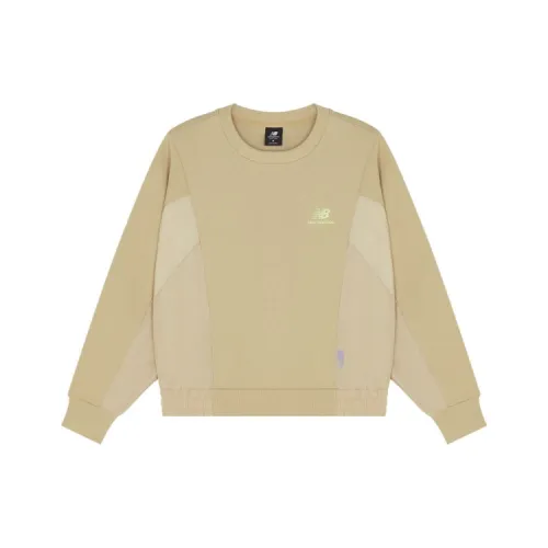 New Balance Sweatshirts Women's Khaki