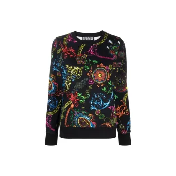 VERSACE JEANS COUTURE Sweatshirts Women's Black