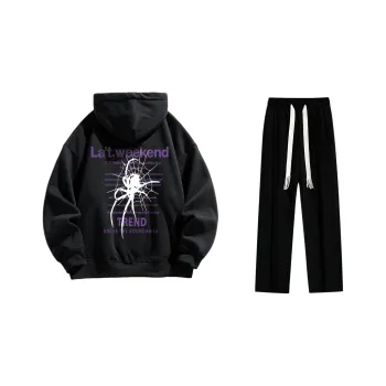 LA'T.WEEKEND Sweatshirt Set Unisex